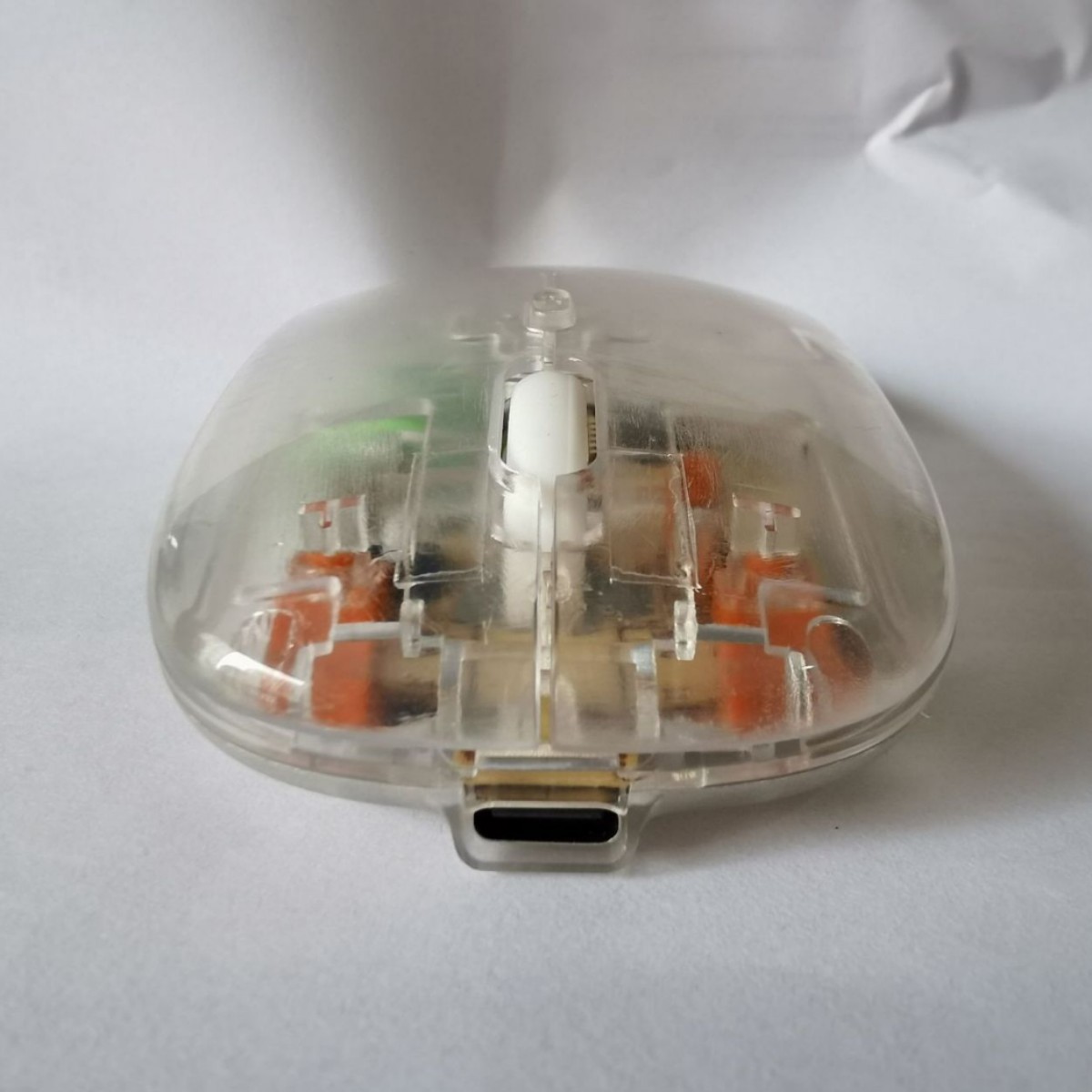 Silent Transparent Bluetooth Dual-Mode Wireless Mouse Rechargeable Tablet Notebook Desktop Computer Girls Business Office