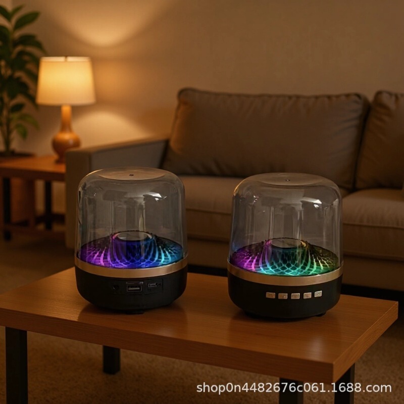 【Hot-Selling Item on Live Streaming】Harman Kardon Aura Studio 4 Fourth-Generation Glass Speaker Portable Music Device