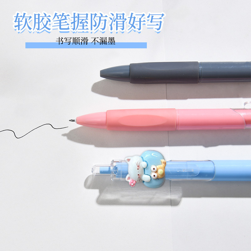 Bolígrafo de alto valor Hello Kitty Butter Bear Bolígrafo de góner Personalizado de alta calidad Bolígrafo de firma de corazón de niña estudiante