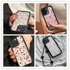 Xu Lu Meng Ziyi の同じ WF iPhone15 Apple 16 携帯電話ケース子犬猫パーティー漫画保護に適しています