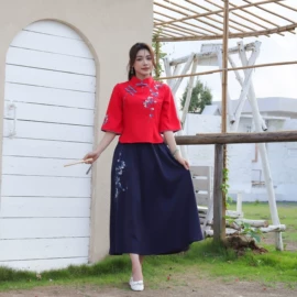 唐装套装;汉服禅茶服;旗袍