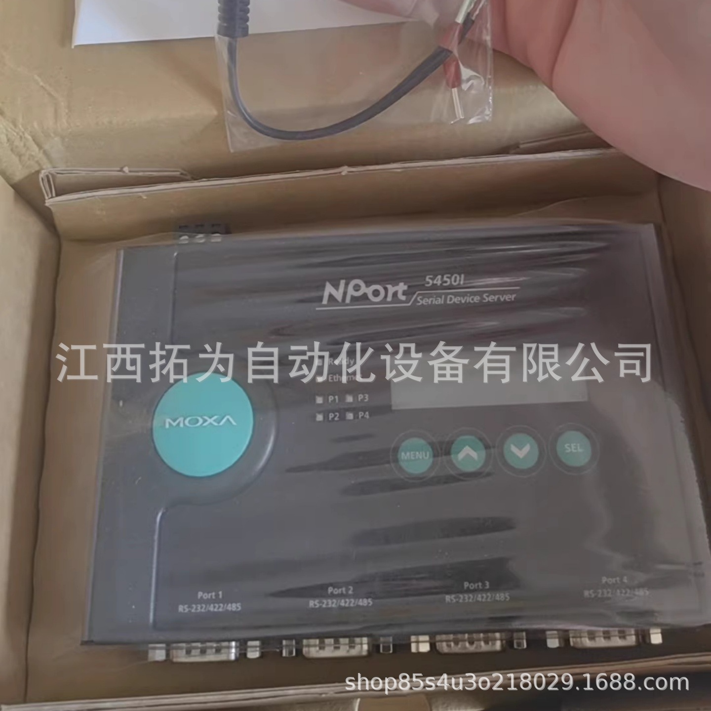 摩莎 MOXA Nport5450/Nport IA5450A-T串口服务器全新议价供应