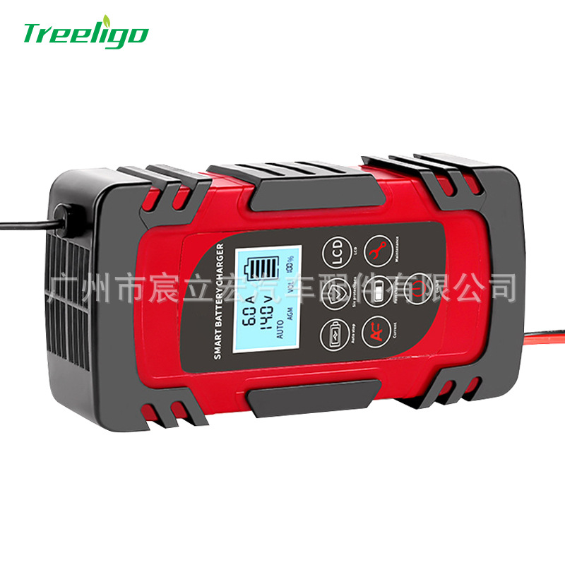 Fuente fabricante batería cargador coche 12v24V batería de plomo-ácido motocicleta inteligente montacargas reparación de estacionamiento