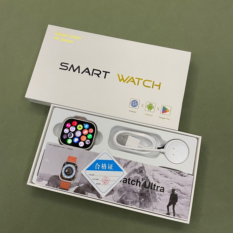 DW100 Card Smart Watch ultra Cellular Edition 4g/5gSIM Card Android AMOLED Screen Foreign Trade