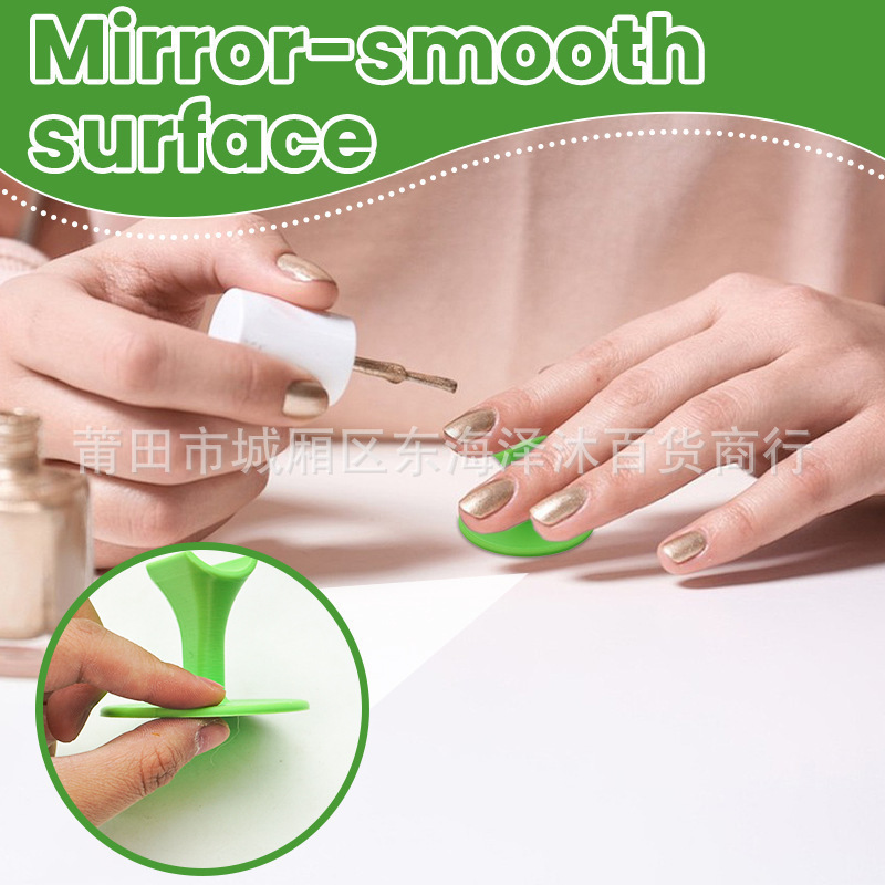 Cross-Border New Product 2025 Manicure Tray to Prevent Nail Polish Shaking Hands, Creative Manicure Accessories, 3D Printed Ornaments