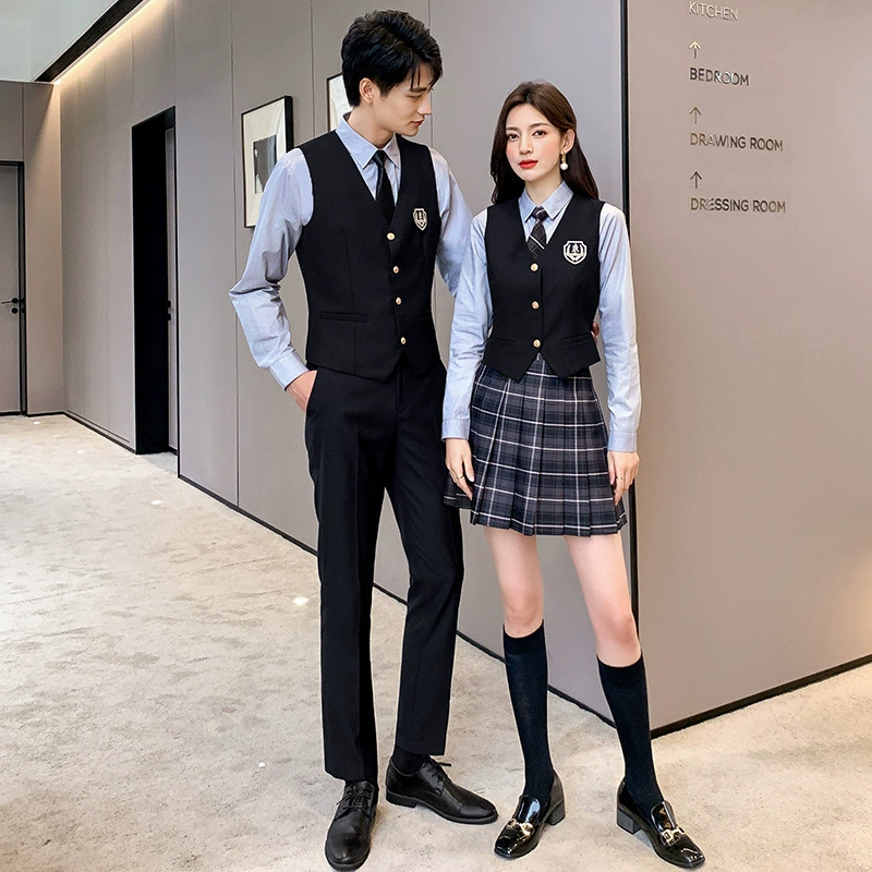 Костюм в британском стиле, мужская и женская мода, форма JK, одежда для студенческих классов, рабочая одежда для учителей детских садов