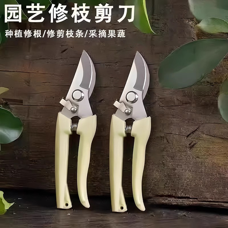 强力不锈钢修枝剪 剪粗枝果园摘果专用修花疏果多功能园林树枝剪