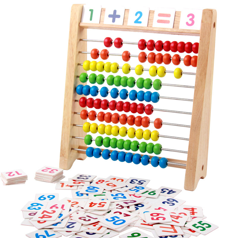 Contador de matemáticas de rack de computación para niños aprendizaje de la escuela primaria operación aritmética digital suma y resta número material didáctico de jardín de infantes image 8