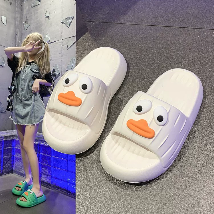2024 летние модные повседневные домашние забавные стильные уличные удобные тапочки на платформе для женщин