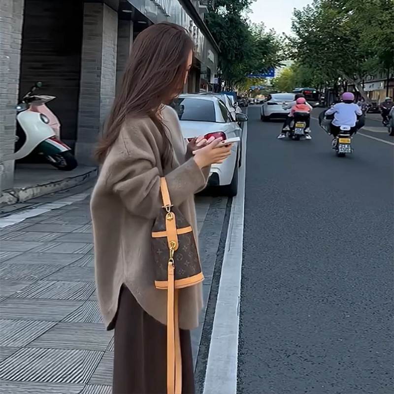 女装早春装一整套温柔奶乖别致独特微胖显瘦减龄连衣裙子两件套装|undefined