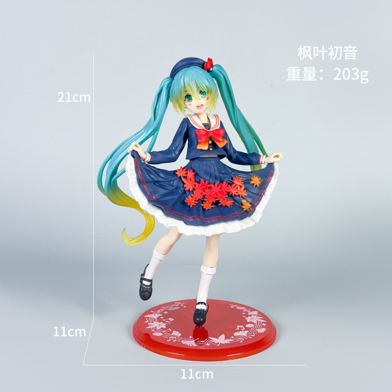 初音未来手办动漫水冰月美少女蕾姆花嫁穹妹二次元公仔模型摆件批|undefined