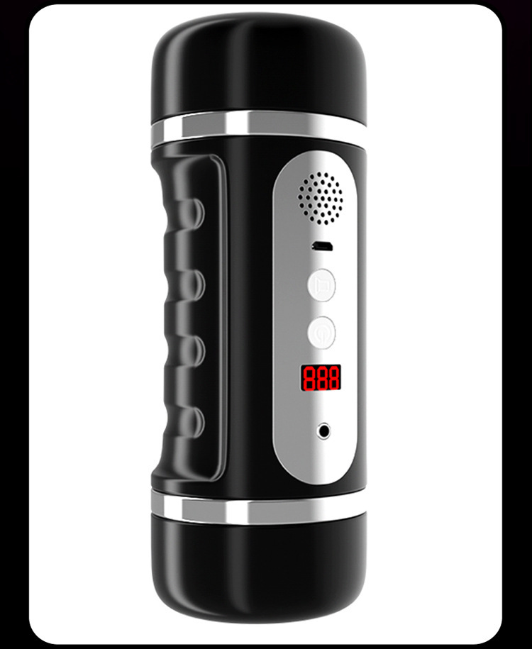 Electric Dual-Head Male Masturbator with Counting Display and APP Control — detail image 3