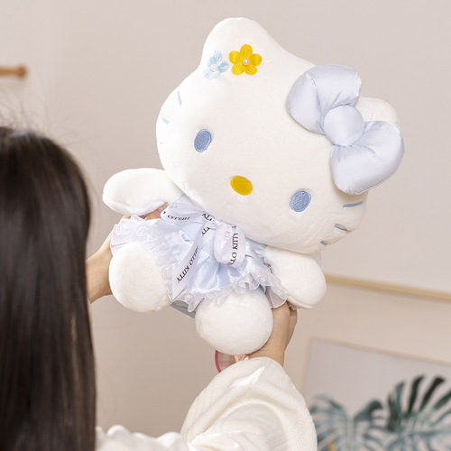 Genuine hello kitty doll Hello kitty cat kt cat Hello Kitty doll plush toy girl doll