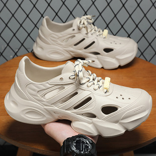 Sandals Men's Summer EVA Men's Shoes New Breathable Hole Shoes Outdoor Wading Shoes Men's Lightweight Wear-resistant Single-layer Shoes