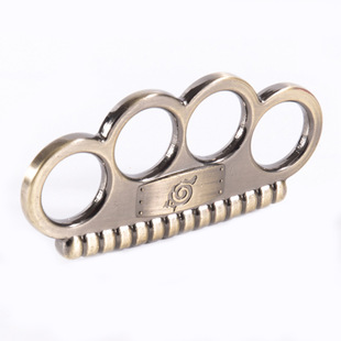 Hand-held finger Tiger four-finger knuckles legal self-defense self-defense supplies weapons ring clasp clasp clasp clasp anti-wolf artifact