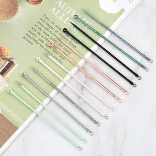 Factory direct supply can be customized processing OEM free set selection of two sets of acne needle squeeze acne needle youth needle