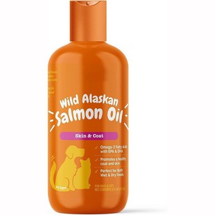 Cross-Border Amazon Supply Pet Salmon Oil Pet Salmon Oil Glossy Fur Processing Can Be Oe m