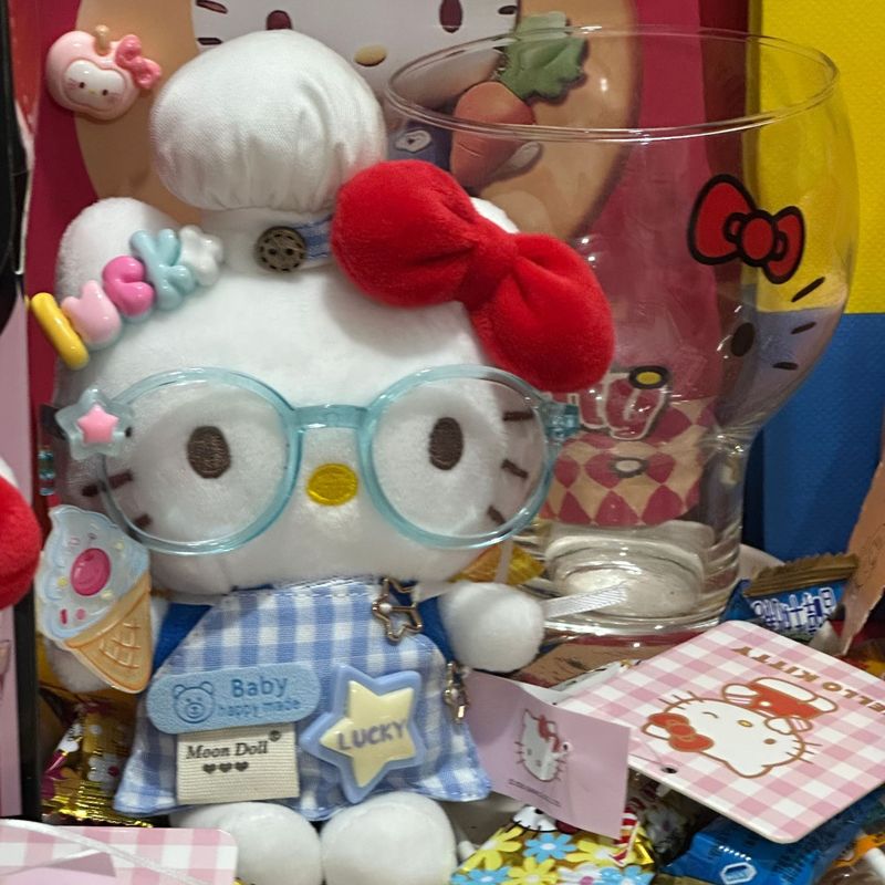 ハローキティバッグペンダントリトルシェフシリーズハローキティ人形ペンダントかわいい漫画人形キーホルダー|undefined