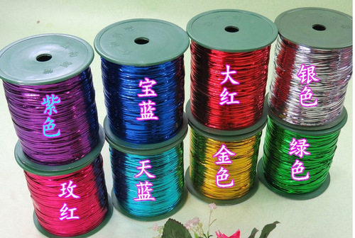 Lollipop gold silver tie wire wholesale food wire binding line colorful metal core zip ties