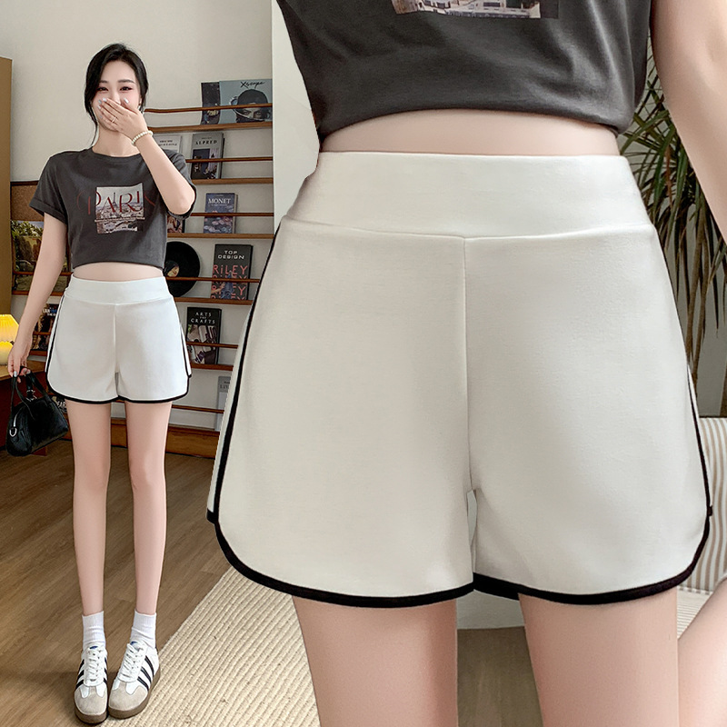 Maternity Shorts Women's Summer Outer Wear Loose Wide-Leg Three-Point Shorts Pure Cotton Casual All-In-One Belly Support Shorts Summer Style