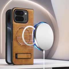 适用谷歌Pixel 10 Pro Fold商务皮套磁吸magsafe手机壳支架保护套