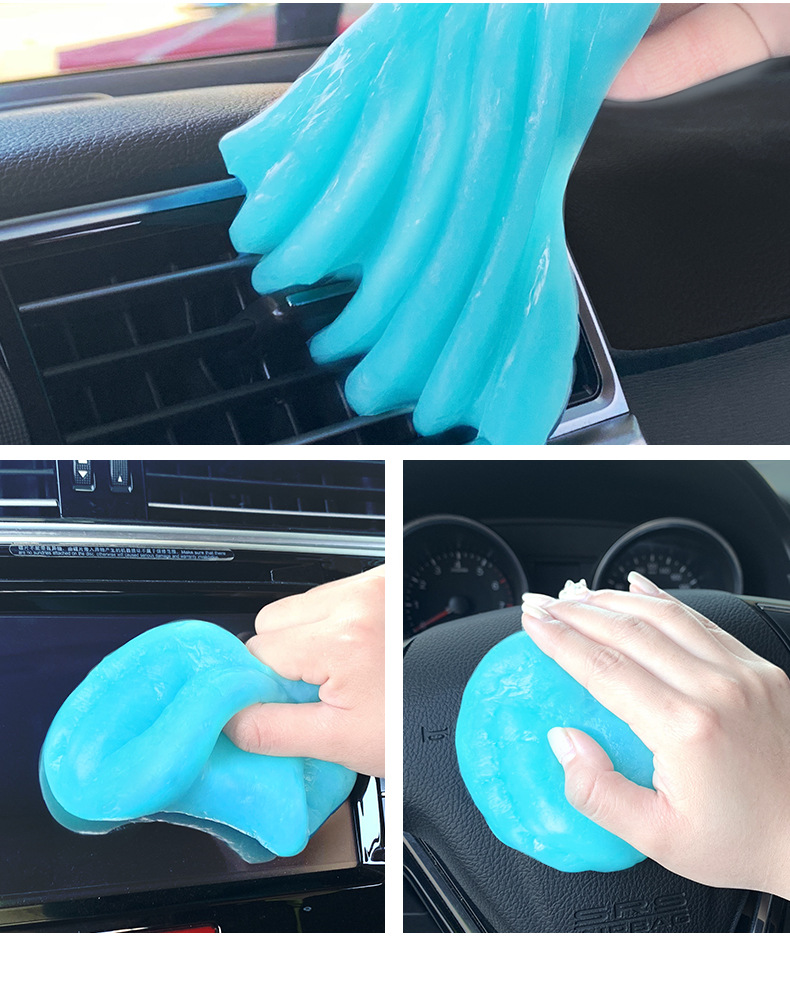 Car Interior Cleaning Soft Gel Tool, Car Accessories Collection, Advanced Technology Interior Dust Removal Clay for Cleaning Stuck Dust