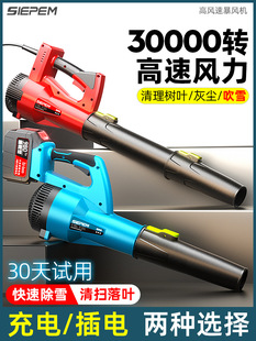 Industrial Hair Dryer, Powerful Blower, Blowing Dust, Blowing Leaves, Blowing Snow, High-Power Lithium Battery Blower, Turbine Fan