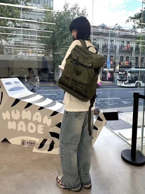 HUMAN MADE AMOR MULTI-BOLK TRAVEL MOSAS DE VIAJORES MILITARES MOSAS DEPORTIVAS AL AL OUTEROR