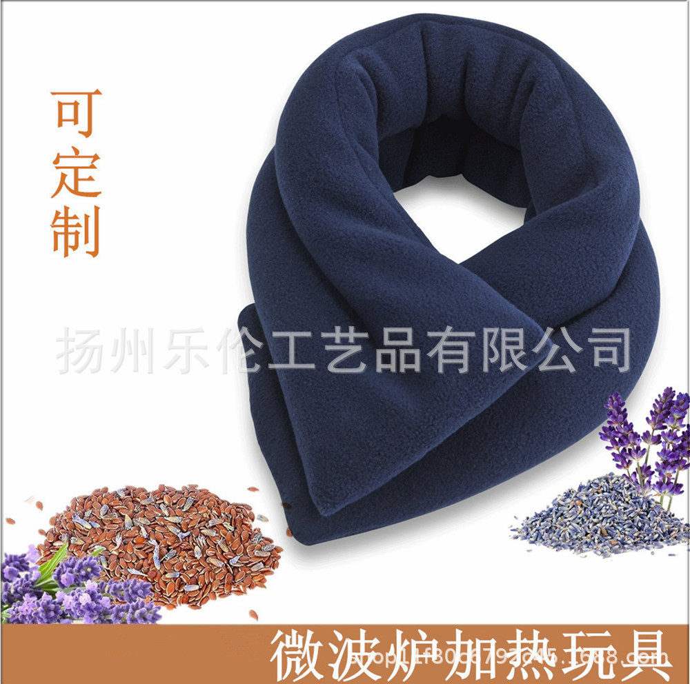 Transfronterizo frío y caliente doble almohada de cuello calentamiento horno de microondas compresas frías y calientes paquetes de lino, semilla de cascada almohada de cuello al por mayor