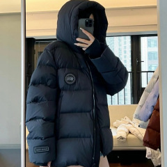 原版大鹅羽绒服欧阳娜娜同款2代男款胶囊黑标休闲百搭高蓬松高御