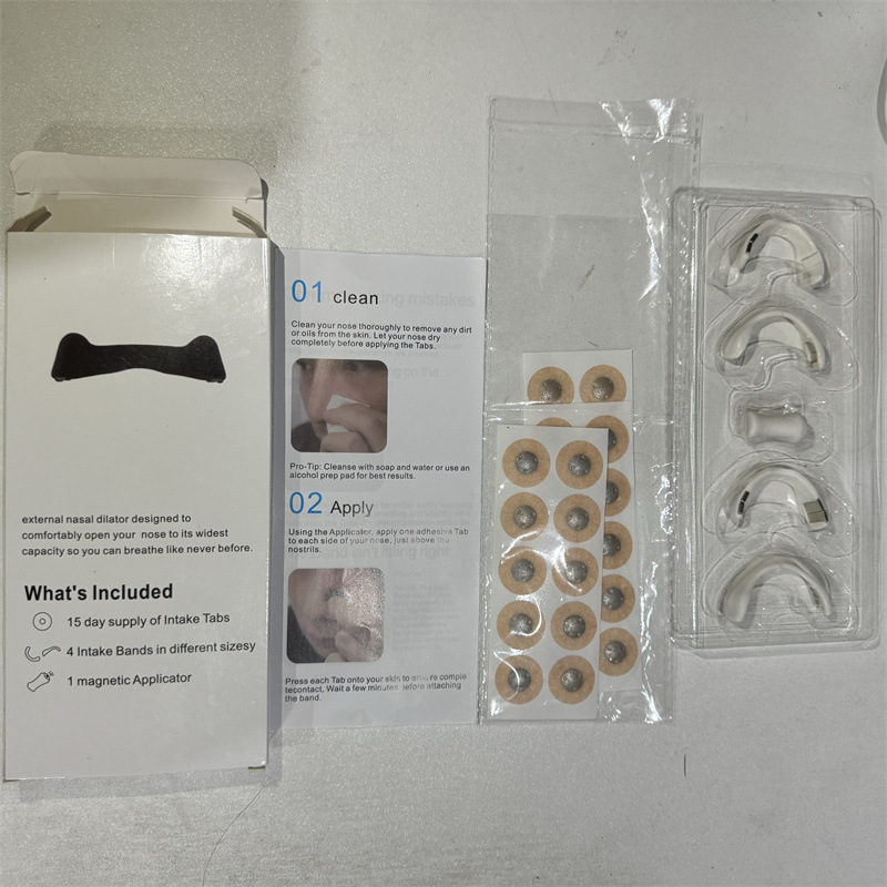 跨境热卖鼻呼吸扩张器磁性贴片鼻腔扩张吸氧打呼噜磁吸鼻贴止鼾贴|undefined