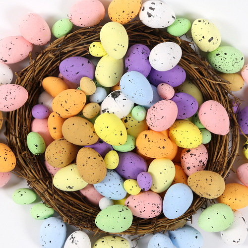Amazon's new Easter eggs, colorful foam eggs, DIY garland decoration, spotted pigeon eggs, simulated eggs