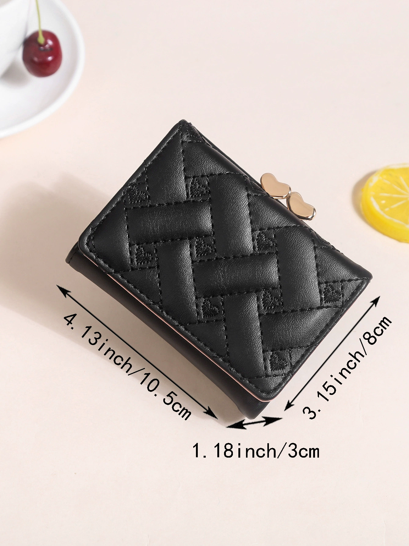 Модный универсальный маленький кошелек, с вышивкой, стиль Chanel