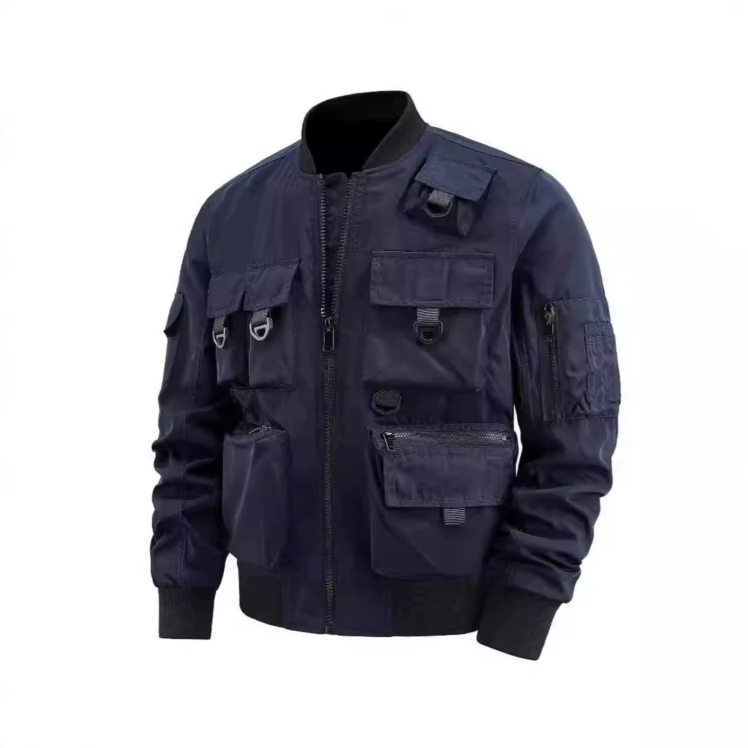 Мужская куртка авиатор с множеством карманов в стиле гор outdoor casual функциональная куртка для съемок на открытом воздухе рыболовная куртка 8809