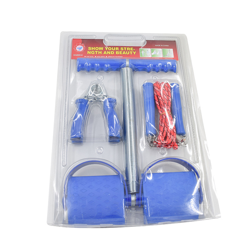 Nuevo tipo de dedo de resorte de agarre de resorte de tensión de salto de cuerda conjunto de equipos deportivos cartera de productos de fitness