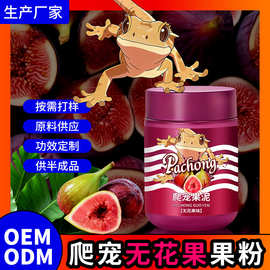 爬宠睫角守宫果泥粉巨人盖勾亚魔物R属无花果味异宠食物饲料定制