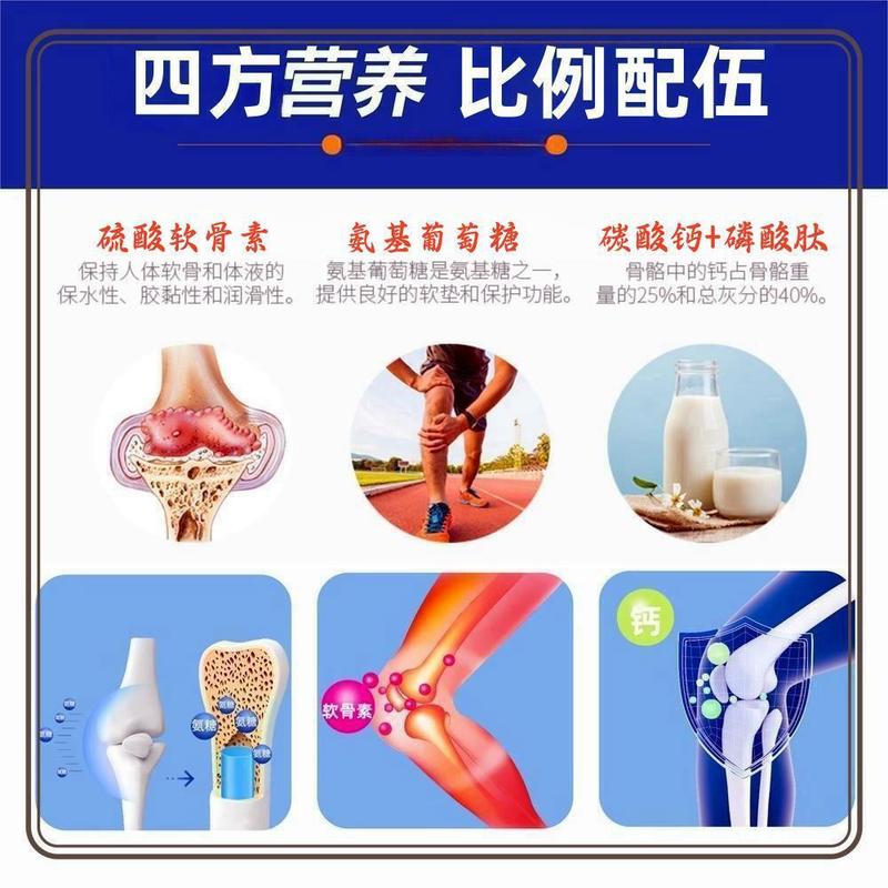 アンモニアの軟骨素のカルシウムの骨密度の中で老年の関節の青い帽子の国の食健の字はカルシウムのアンモニアの軟骨素を補います。|undefined