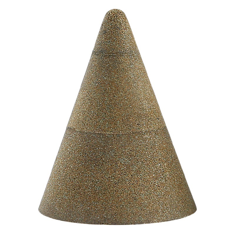 Rueda de pulido de piedra tipo cono amoladora de ángulo de bala cabeza de molienda de diamante talla de piedra Punta de línea de forma especial varilla de molienda