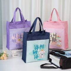 工場直販バッグ、持ち運びに便利な補習バッグ、書類バッグ、キャンバスバッグ、アートバッグ、ロゴ印刷可能