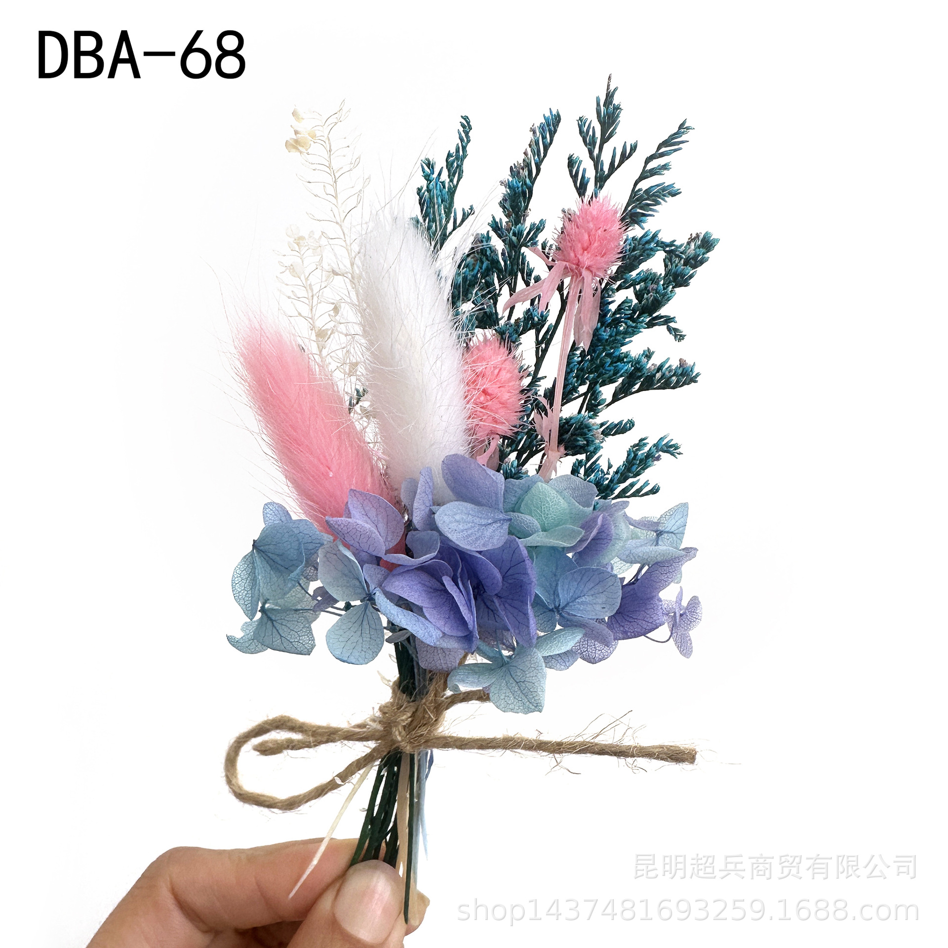 Fábrica al por mayor Mini ramo caja de regalo accesorios mini ramo flor seca flor eterna pequeño ramo regalo