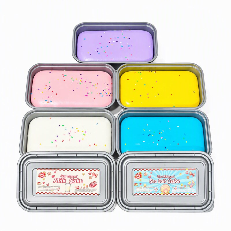 Cross-Border Ultra-Soft Slow-Rebound Boxed Lunch Box Cake Stress Relief Cake Slow-Rebound Toy Stress Relief Toy Cross-Border Ultra-Soft Slow-Rebound Boxed Lunch Box Cake Stress Relief Cake Slow-Rebound Toy Stress Relief Toy