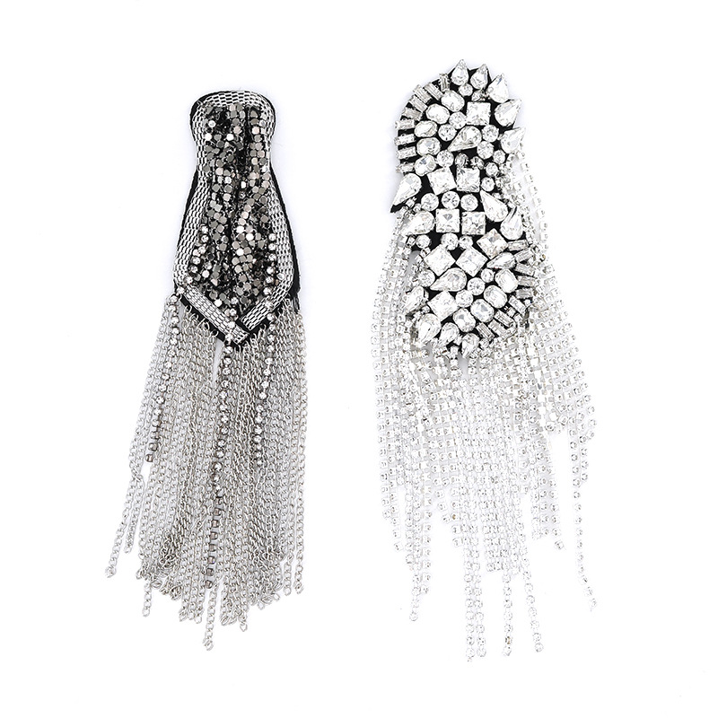 2025时尚新款连体流苏朋克配饰箱包肩章臂章袖章潮流欧美异形服装