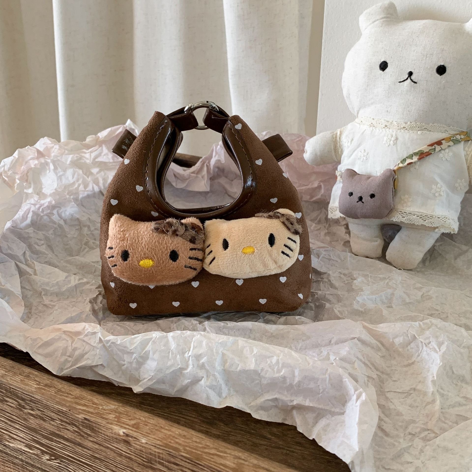 Sugar Pear ropa infantil bolsas de niñas 2025 nuevo estilo extranjero super hermoso caricatura bolsas de mano para niños mochila para bebés