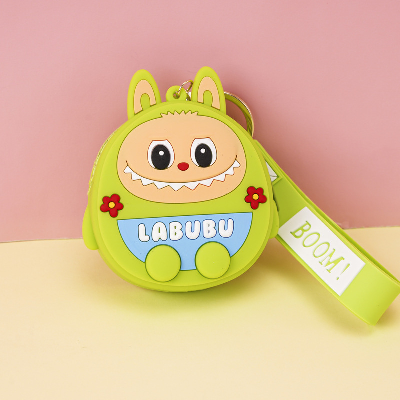 メーカーが生産するネズミ駆除パイオニアラブブキーホルダーペンダントシリコンバッグかわいい子供用小銭入れ|undefined