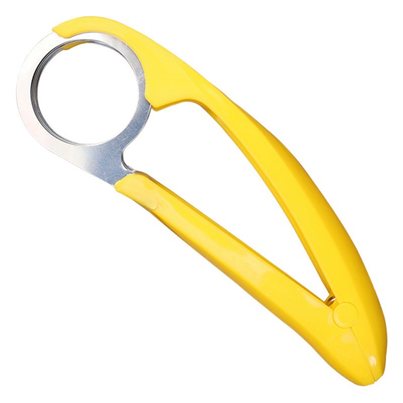 Инструмент для чистки бананов из нержавеющей стали, сепаратор для бананов, нож для нарезки ветчины и колбасы, гаджет для фруктов, инструмент для нарезки мякоти бананов.