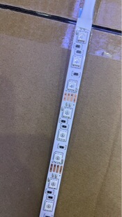 12v5050-60 lamp bare board rgb light bar double-headed line blue adhesive a roll of 5 meters 3 lights a cut led light bar