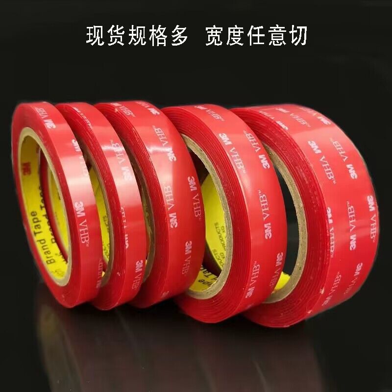 3M adhesivo de doble cara de acrílico transparente adhesivo de doble cara de vidrio adhesivo ancho cualquier