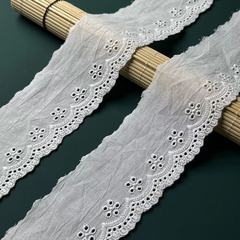 添豪刺繡 優雅女裝裙擺裙腳花娃娃袖口收工DIY 寬7CM棉布花邊