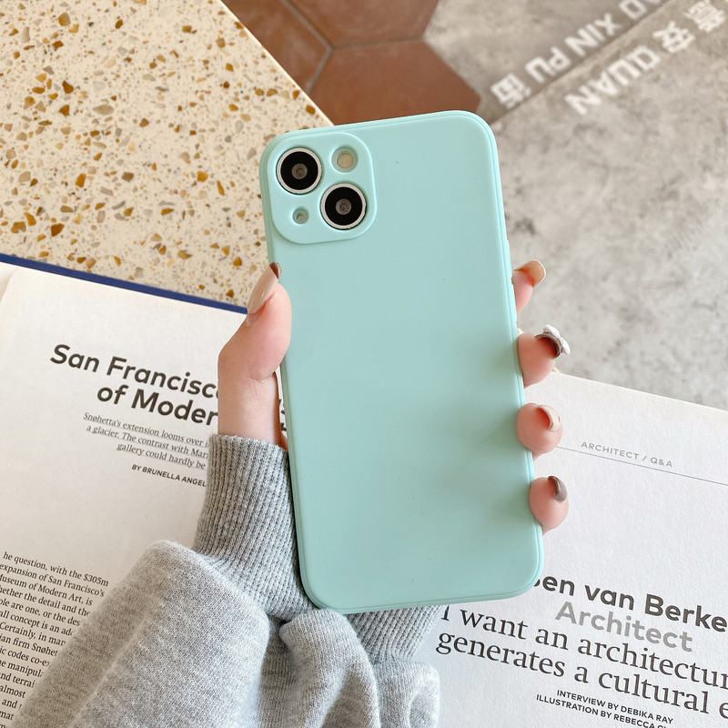 IPhone15携帯電話ケースの正孔ストレートエッジは液体シリコンリンゴ13携帯ケースのソフトケース16保護カバーに似ている|undefined