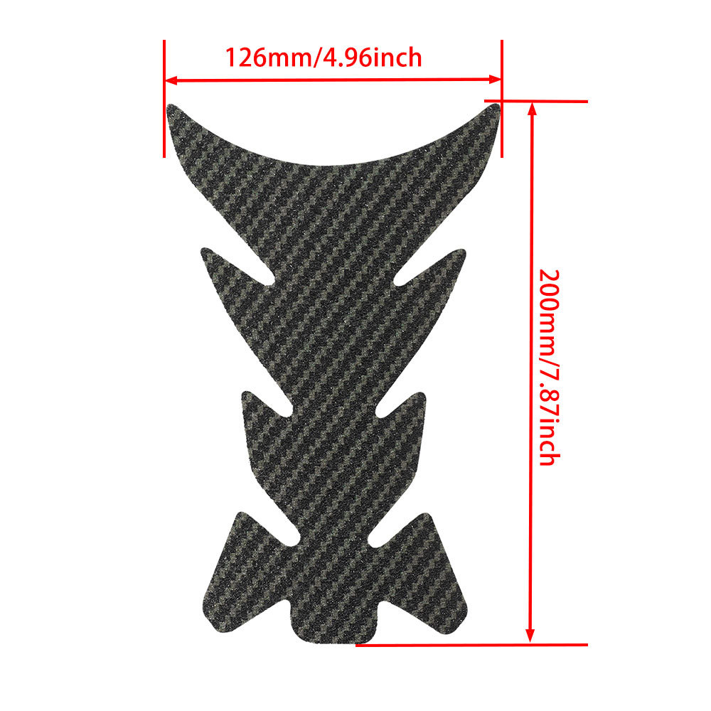 Adecuado para Suzuki GSX250R modificado tapa del tanque de combustible protección espina de pescado etiqueta tridimensional calcomanía del cuerpo impresión impermeable A